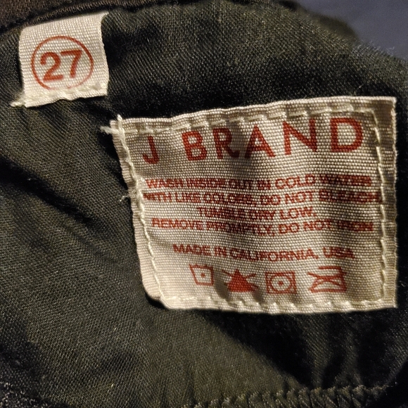 J.Brand skinny leg geans in black shadow - Picture 8 of 11